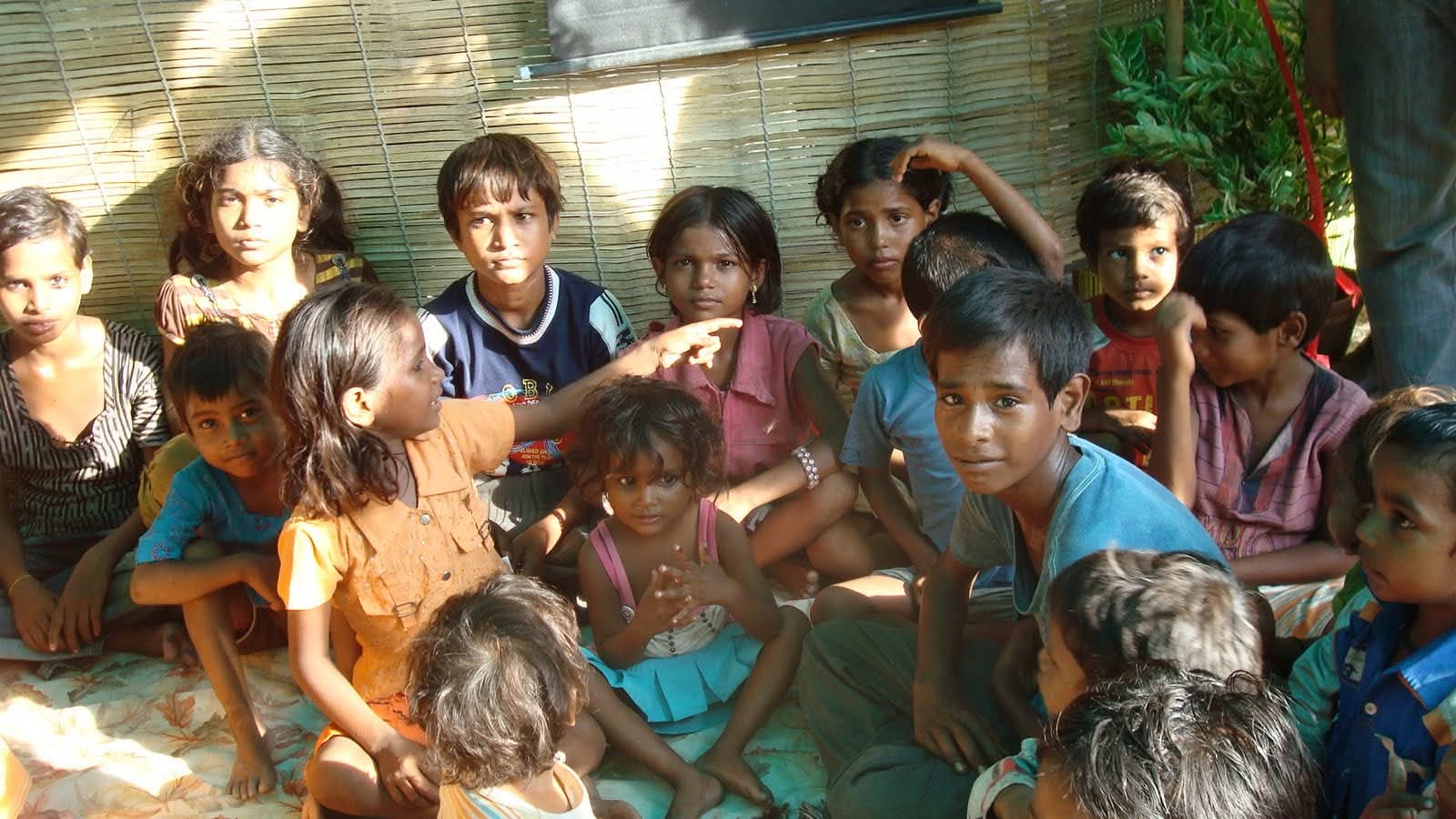 Children learning at Trust Suvas